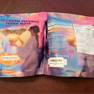 Collagen Peptides Yerba Mate - Pink Multicolor Packaging